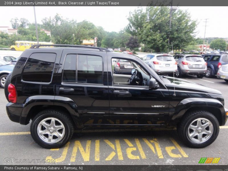 Black Clearcoat / Light Taupe/Taupe 2004 Jeep Liberty Limited 4x4