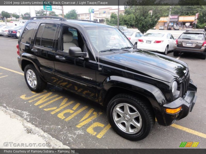 Black Clearcoat / Light Taupe/Taupe 2004 Jeep Liberty Limited 4x4