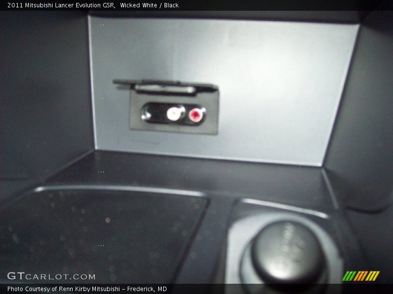 Wicked White / Black 2011 Mitsubishi Lancer Evolution GSR