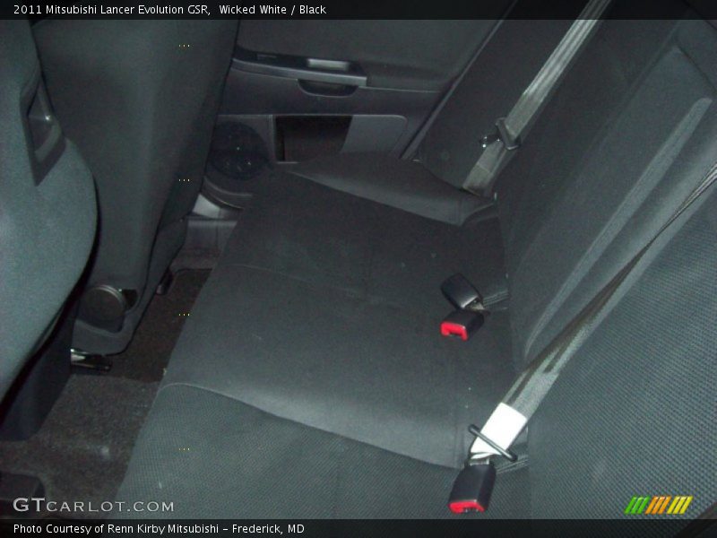 Wicked White / Black 2011 Mitsubishi Lancer Evolution GSR