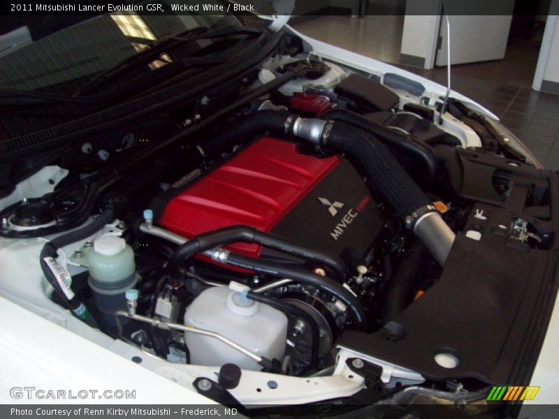 Wicked White / Black 2011 Mitsubishi Lancer Evolution GSR