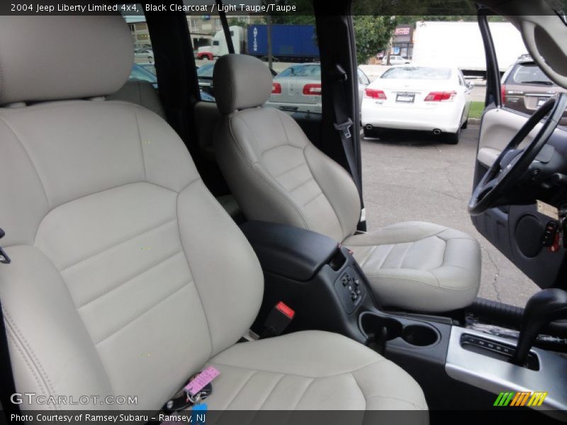 Black Clearcoat / Light Taupe/Taupe 2004 Jeep Liberty Limited 4x4