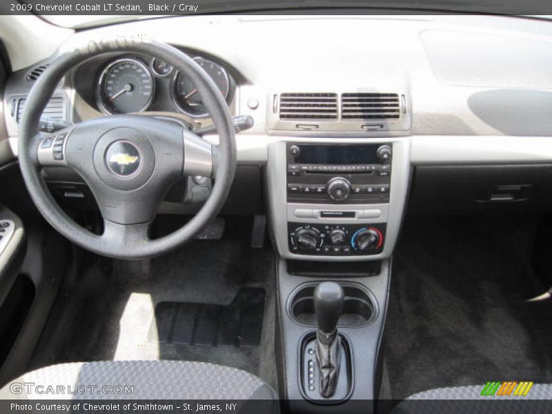 Black / Gray 2009 Chevrolet Cobalt LT Sedan