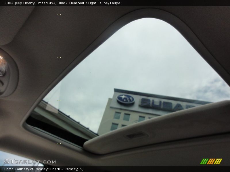 Black Clearcoat / Light Taupe/Taupe 2004 Jeep Liberty Limited 4x4