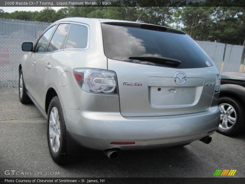 Liquid Platinum Metallic / Black 2008 Mazda CX-7 Touring