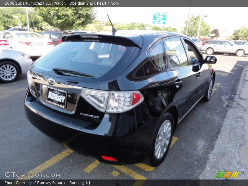 Obsidian Black Pearl / Ivory 2008 Subaru Impreza 2.5i Wagon