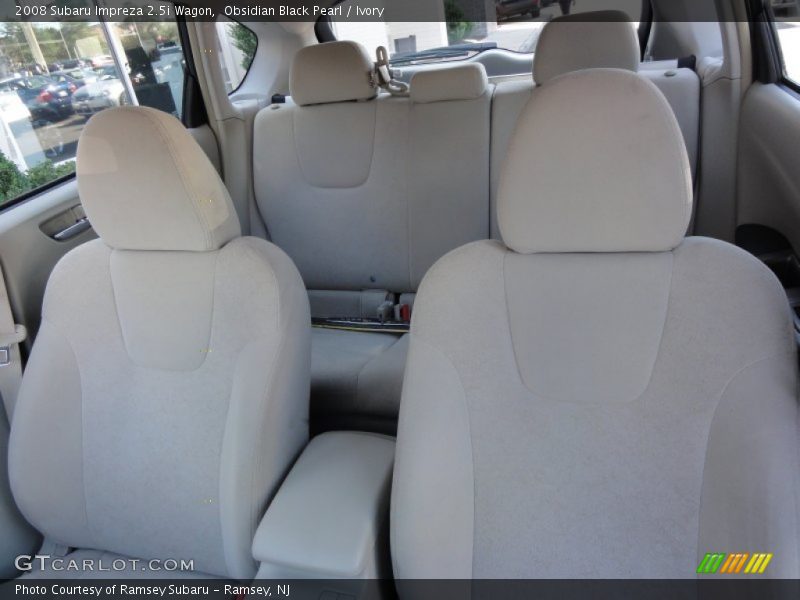 Obsidian Black Pearl / Ivory 2008 Subaru Impreza 2.5i Wagon