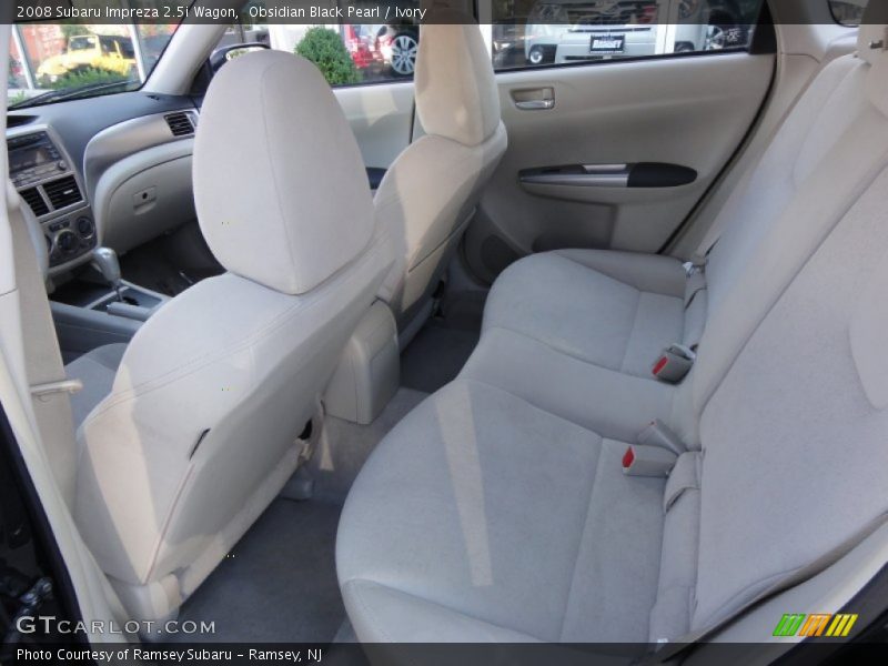 Obsidian Black Pearl / Ivory 2008 Subaru Impreza 2.5i Wagon
