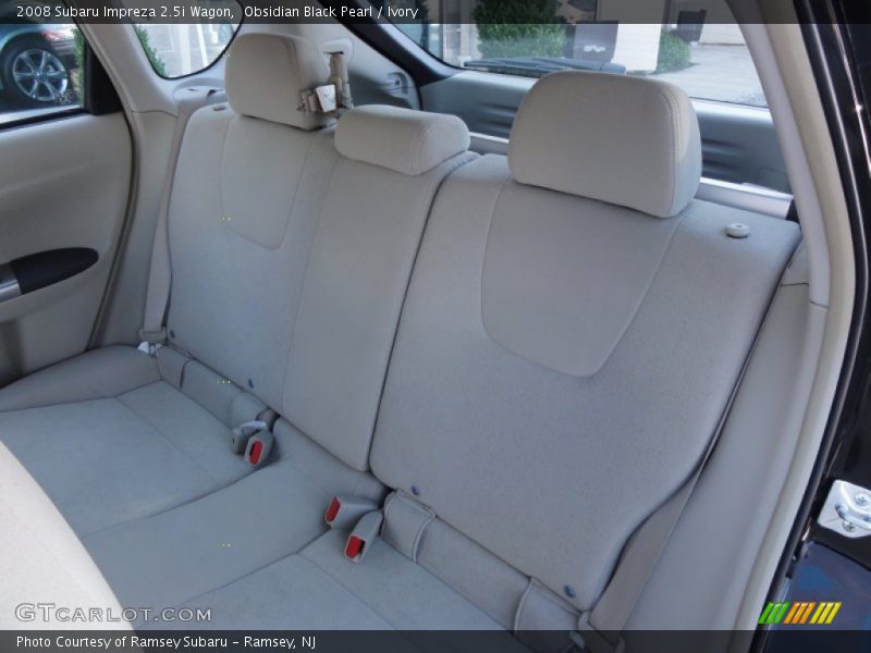 Obsidian Black Pearl / Ivory 2008 Subaru Impreza 2.5i Wagon