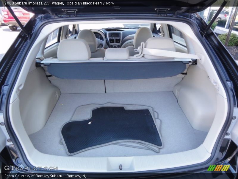 Obsidian Black Pearl / Ivory 2008 Subaru Impreza 2.5i Wagon