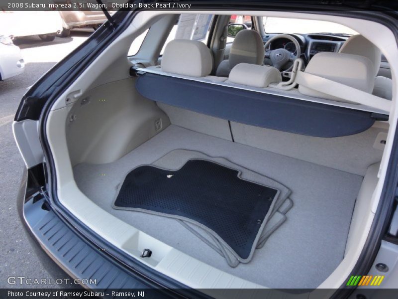 Obsidian Black Pearl / Ivory 2008 Subaru Impreza 2.5i Wagon