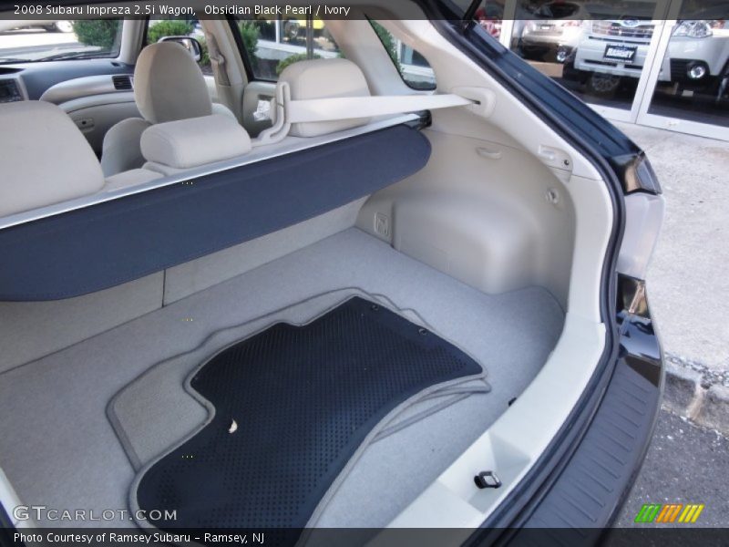 Obsidian Black Pearl / Ivory 2008 Subaru Impreza 2.5i Wagon