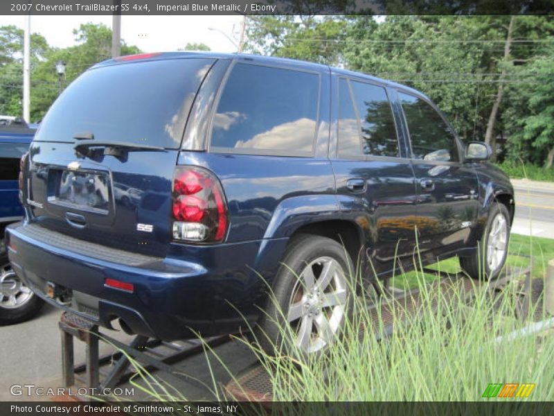 Imperial Blue Metallic / Ebony 2007 Chevrolet TrailBlazer SS 4x4
