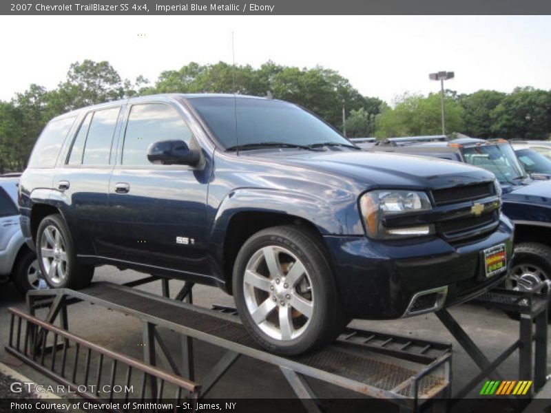Imperial Blue Metallic / Ebony 2007 Chevrolet TrailBlazer SS 4x4