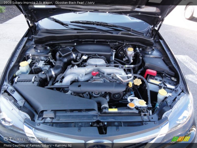 Obsidian Black Pearl / Ivory 2008 Subaru Impreza 2.5i Wagon