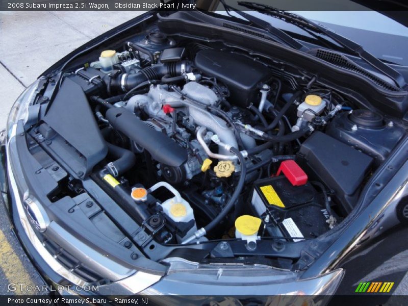 Obsidian Black Pearl / Ivory 2008 Subaru Impreza 2.5i Wagon