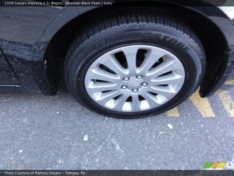 Obsidian Black Pearl / Ivory 2008 Subaru Impreza 2.5i Wagon