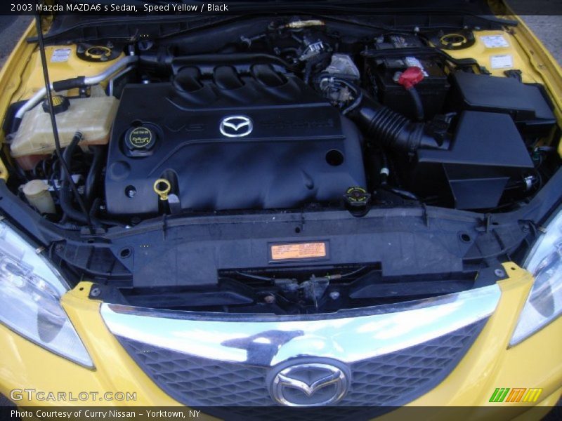 Speed Yellow / Black 2003 Mazda MAZDA6 s Sedan
