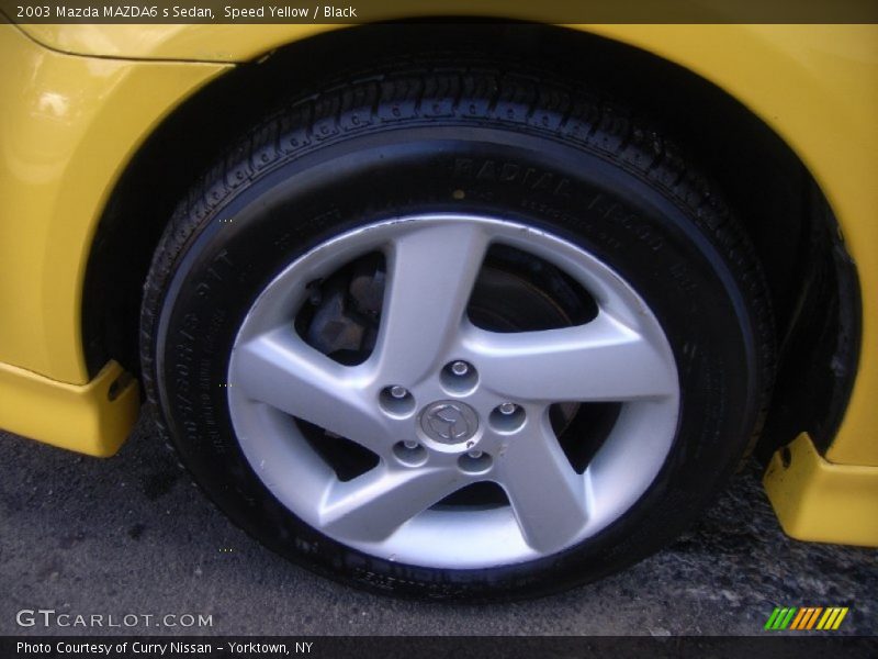 Speed Yellow / Black 2003 Mazda MAZDA6 s Sedan