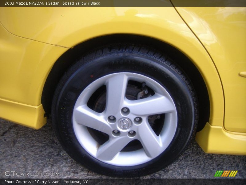 Speed Yellow / Black 2003 Mazda MAZDA6 s Sedan