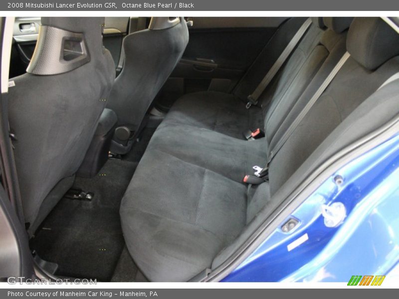 Octane Blue Pearl / Black 2008 Mitsubishi Lancer Evolution GSR