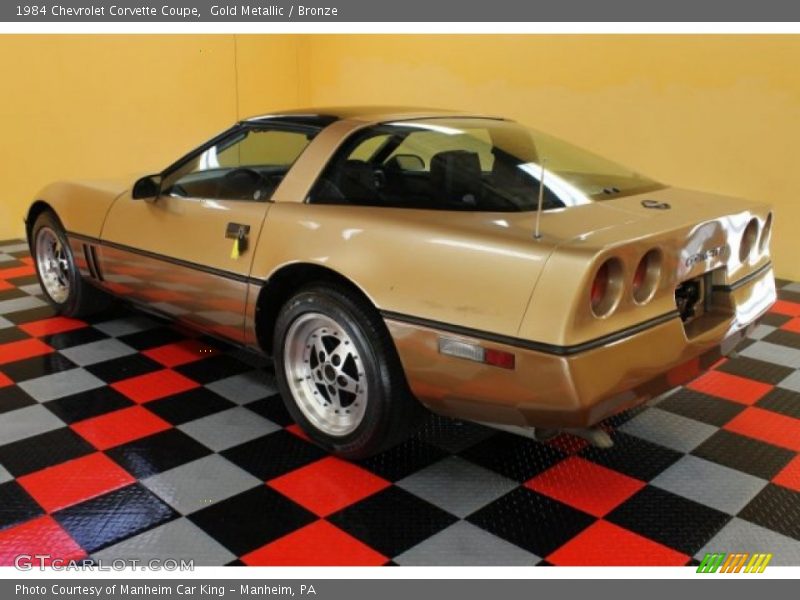  1984 Corvette Coupe Gold Metallic