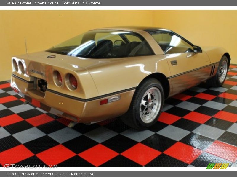  1984 Corvette Coupe Gold Metallic