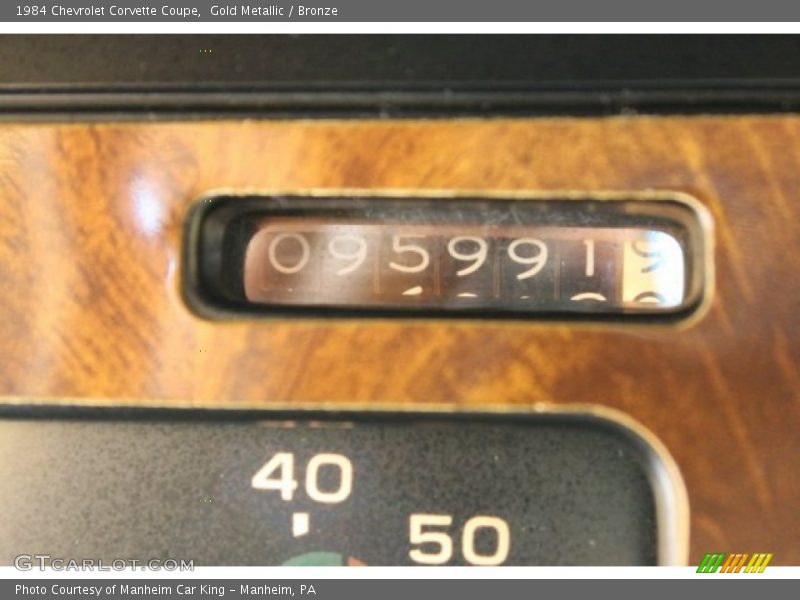 Gold Metallic / Bronze 1984 Chevrolet Corvette Coupe