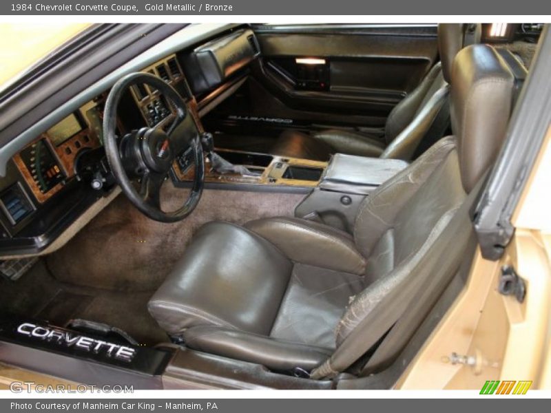  1984 Corvette Coupe Bronze Interior