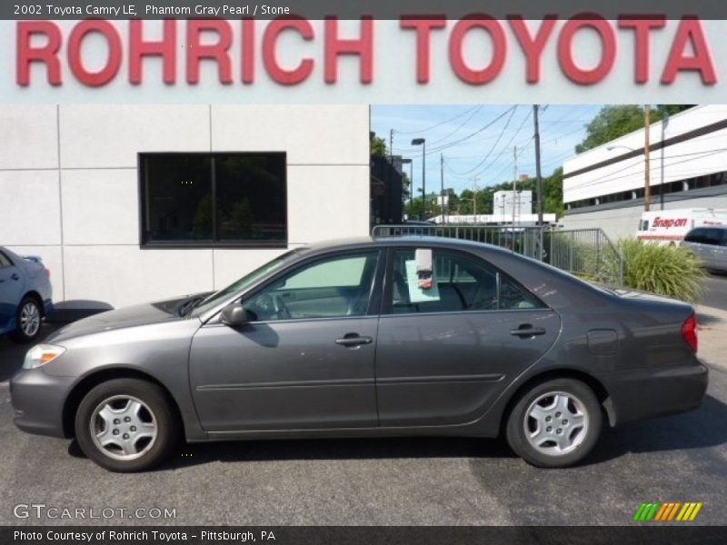 Phantom Gray Pearl / Stone 2002 Toyota Camry LE