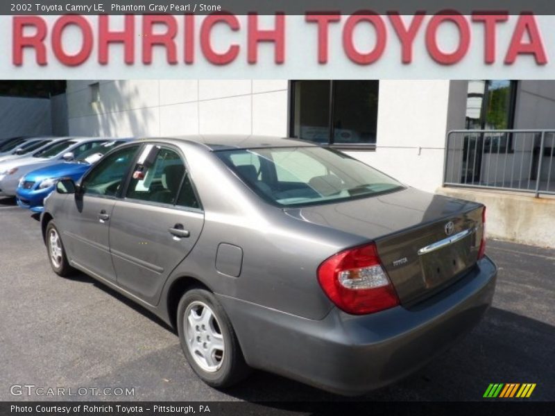 Phantom Gray Pearl / Stone 2002 Toyota Camry LE