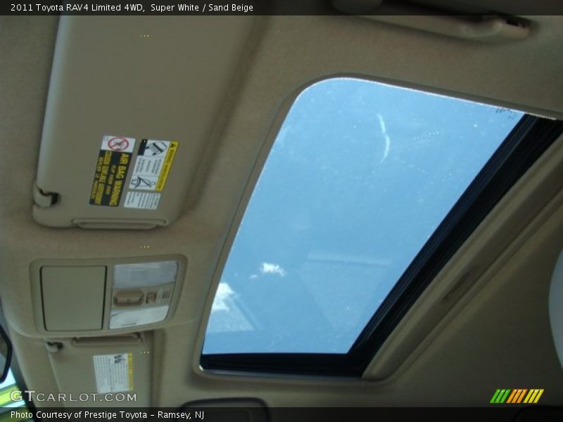 Super White / Sand Beige 2011 Toyota RAV4 Limited 4WD