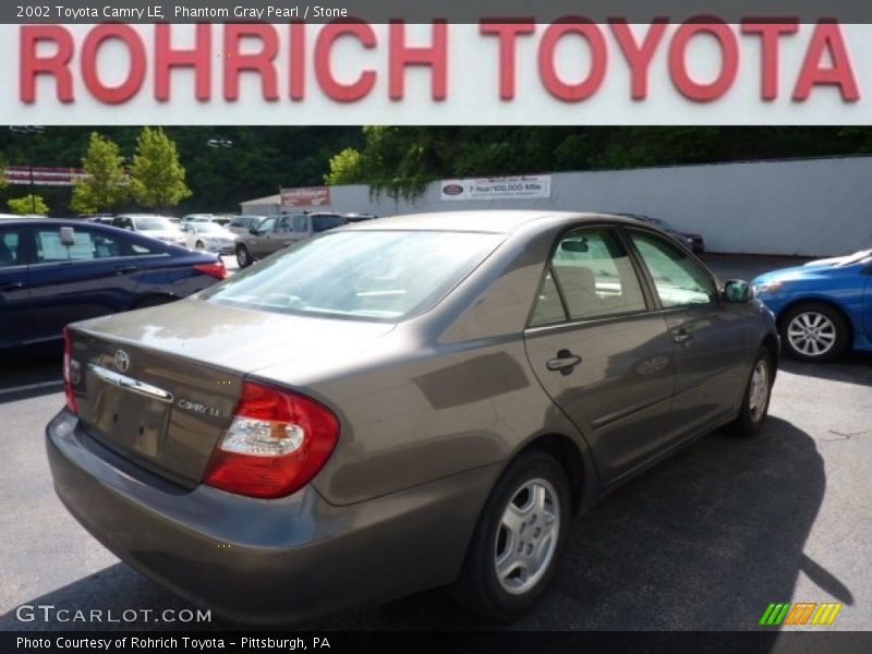 Phantom Gray Pearl / Stone 2002 Toyota Camry LE