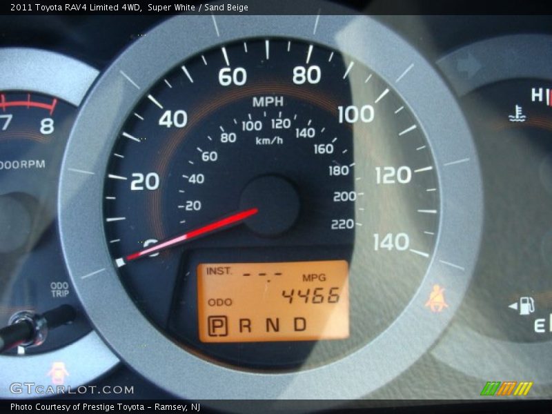 Super White / Sand Beige 2011 Toyota RAV4 Limited 4WD