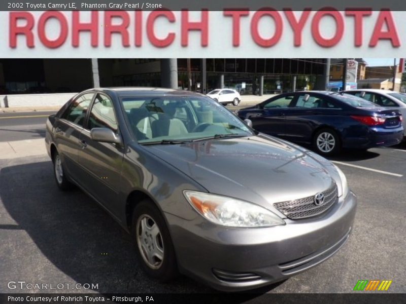 Phantom Gray Pearl / Stone 2002 Toyota Camry LE