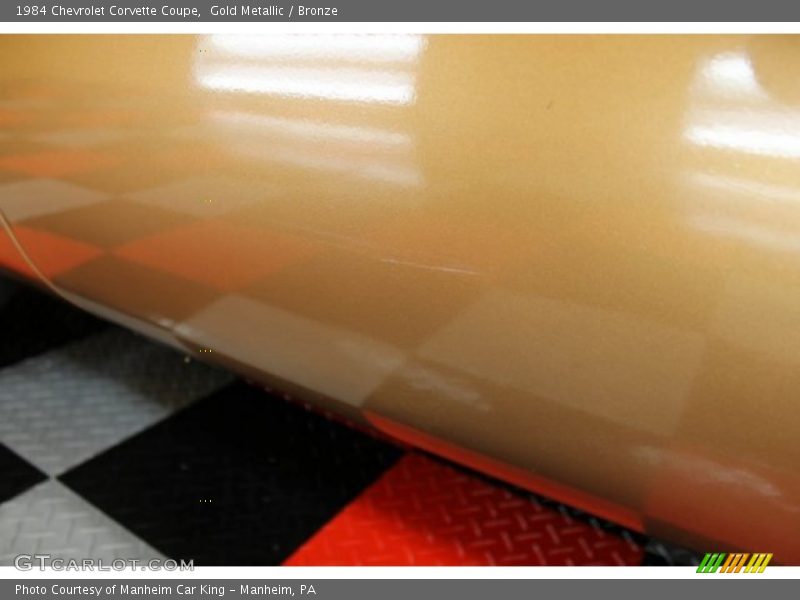 Gold Metallic / Bronze 1984 Chevrolet Corvette Coupe