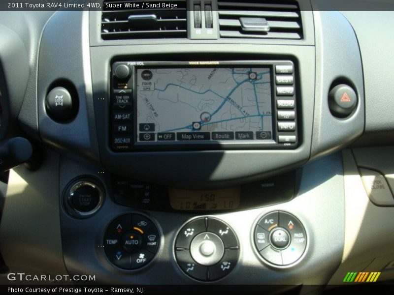 Super White / Sand Beige 2011 Toyota RAV4 Limited 4WD
