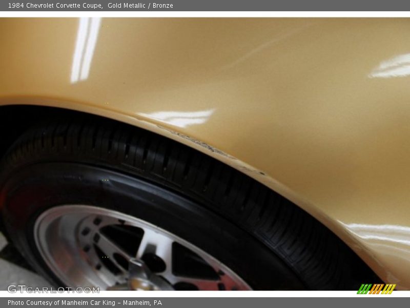 Gold Metallic / Bronze 1984 Chevrolet Corvette Coupe