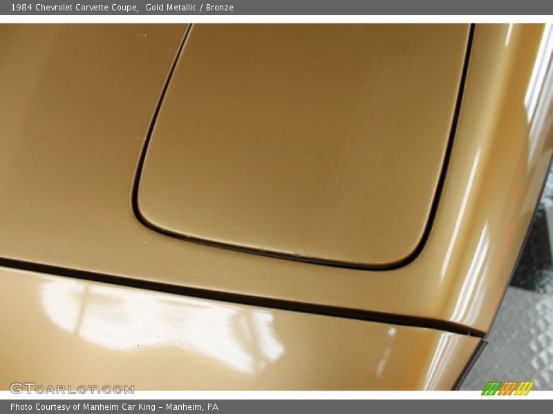 Gold Metallic / Bronze 1984 Chevrolet Corvette Coupe
