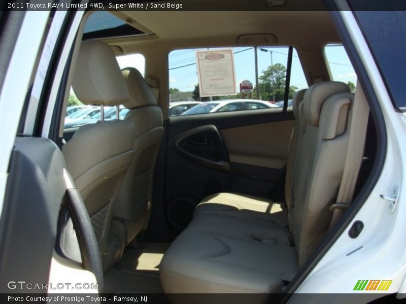 Super White / Sand Beige 2011 Toyota RAV4 Limited 4WD