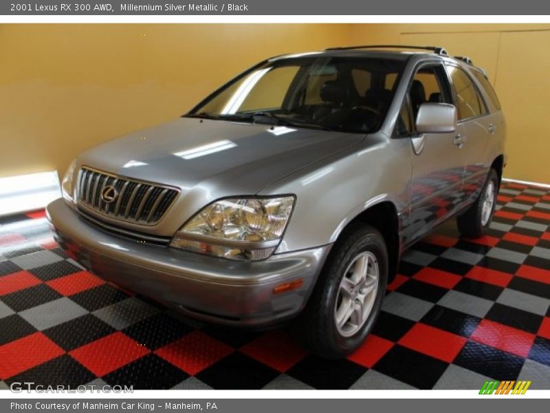 Millennium Silver Metallic / Black 2001 Lexus RX 300 AWD