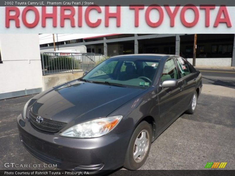 Phantom Gray Pearl / Stone 2002 Toyota Camry LE