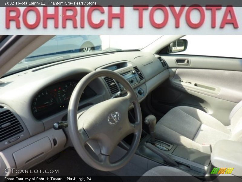 Phantom Gray Pearl / Stone 2002 Toyota Camry LE