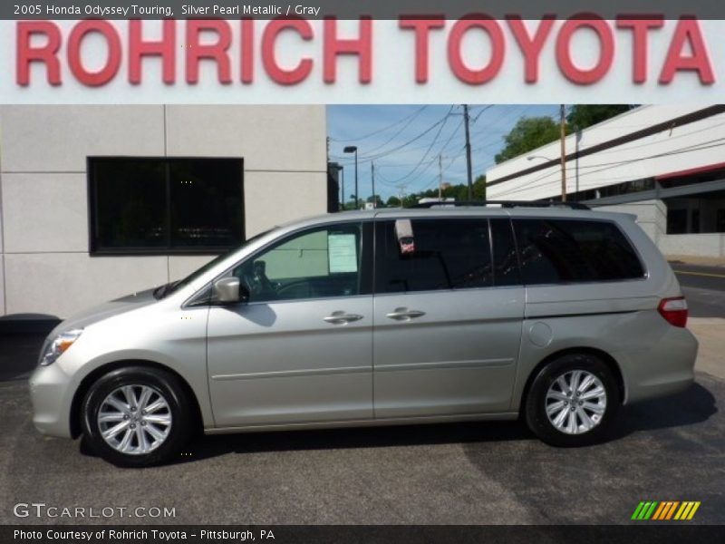 Silver Pearl Metallic / Gray 2005 Honda Odyssey Touring