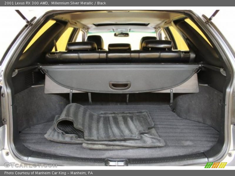 Millennium Silver Metallic / Black 2001 Lexus RX 300 AWD