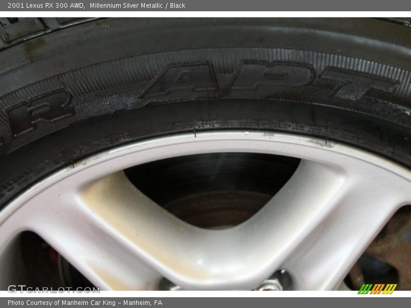 Millennium Silver Metallic / Black 2001 Lexus RX 300 AWD