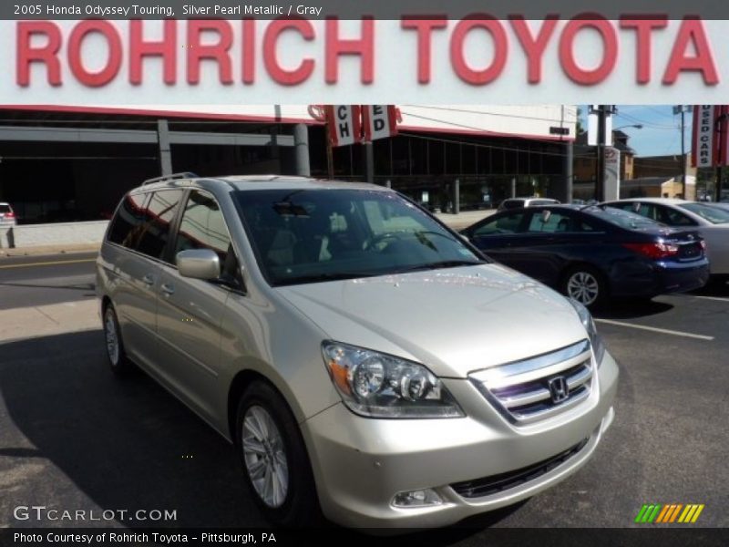 Silver Pearl Metallic / Gray 2005 Honda Odyssey Touring