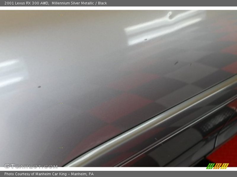 Millennium Silver Metallic / Black 2001 Lexus RX 300 AWD