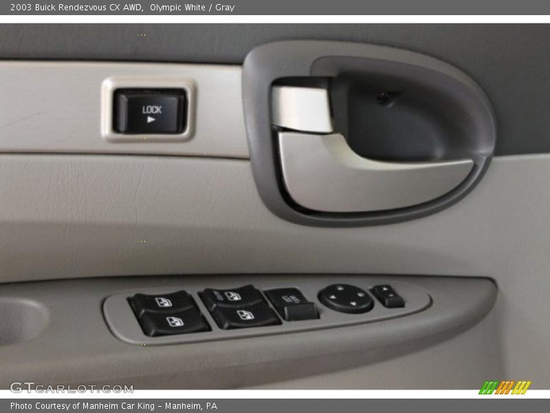 Olympic White / Gray 2003 Buick Rendezvous CX AWD