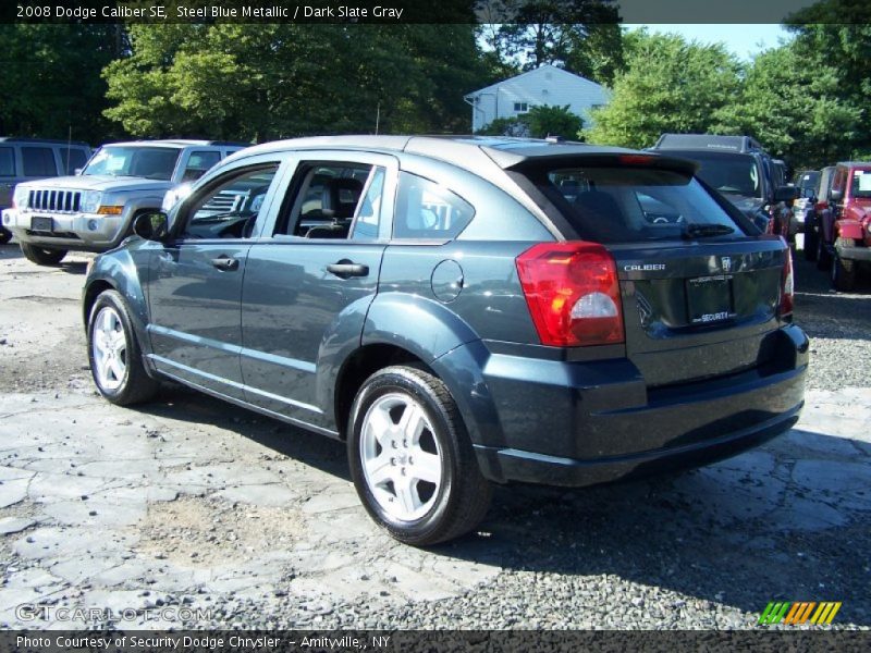 Steel Blue Metallic / Dark Slate Gray 2008 Dodge Caliber SE